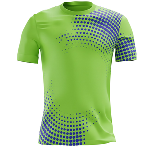 Ensemble d'uniformes de football Vivid Match, 100% polyester, maille, découpe automatisée, design dégradé, col rond, maillot de football, short, kit - Product Image 6