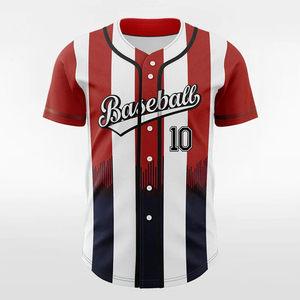 Maillot de baseball pour homme en tissu doux, best-seller, imprimé par sublimation, maillot d'équipe de baseball pour adultes, uniformes, service OEM ODM - Product Image 3