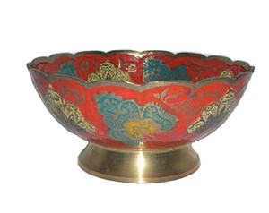 Tazón de latón personalizado al por mayor y artesanías de latón y artesanías de metal de frutas de latón decoración de metal - Product Image 1