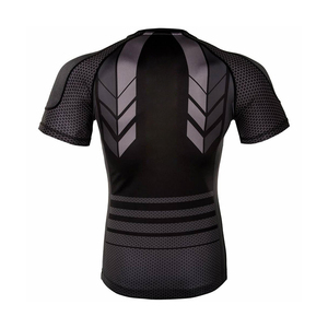 Rashguard de compression MMA à manches longues pour homme, personnalisé, séchage rapide, vente en gros, haute qualité, écologique, 220g Polyester/Nylon - Product Image 2