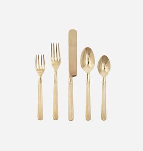 Highly Sales Gold Modern Flatware Set High <b>Mirror</b> Polish Dishwasher Safe Wedding Occasion Metal Cutlery - Product Image 2