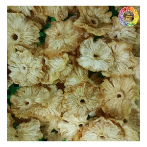 Ananas séché tropical 100% naturel, faible teneur en sucre, emballage en vrac pour la vente au détail, délicieux morceaux d'ananas séché, emballage personnalisable - Product Image 1