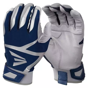Gants de frappeur de baseball professionnels, forte adhérence, anti-transpiration, respirants, en cuir, ambidextres, taille XL, personnalisables OEM, légers, avec fermeture auto-agrippante - Product Image 5