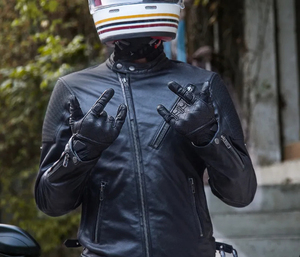 Gants de moto avec logo personnalisé |   Attelle de poignet extra-large Secure-Fit |   Approvisionnement direct d'usine - Product Image 5