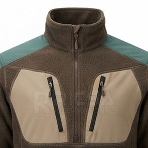 Vêtements de chasse d'extérieur pour hommes, couche intermédiaire polaire, légers, imperméables, chauds, respirants, pour l'entraînement sur le terrain, tissu extensible - Product Image 6