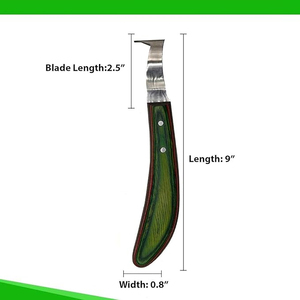 Cuchillos para Pezuñas de Acero Inoxidable de Alta Calidad con Mango de Madera, las Mejores Ediciones de Cuchillos para Pezuñas con Bajo MOQ - Product Image 4