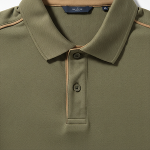 Chemises et Polos Homme de Qualité Supérieure en Coton Tricoté Respirant Imprimé, Coupe Slim Anti-Plis Style Urbain, Vente en Gros Personnalisée - Product Image 4