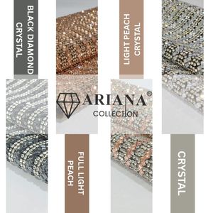 Tela de Malla de Cristal Negro con Diamantes de Imitación Premium para Vestidos de Novia, Prendas, Manualidades, Bolsos y Accesorios de Moda - Product Image 5