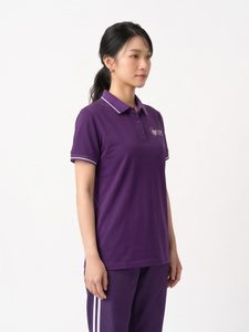 Camiseta Polo Morada de Uniforme Universitario UTM para Mujer, Logotipo Bordado de Alta Calidad y Lujo - Product Image 1