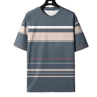 T-shirts décontractés pour hommes, personnalisables, imprimés, 100% coton/polyester, respirants, écologiques, séchage rapide, 200g