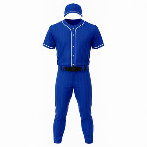 Uniforme de Béisbol/Sóftbol Unisex de Alta Calidad, 100% Poliéster Antibacterial, Cuello en V, Logotipo Personalizado, Nombres de Equipos, Tallas Grandes - Product Image 6