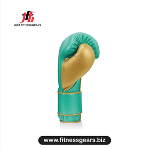 Guantes de Boxeo de Cuero de 16oz con Cierre de Cordones en la Muñeca, Equipo de Entrenamiento para Adultos - Product Image 3