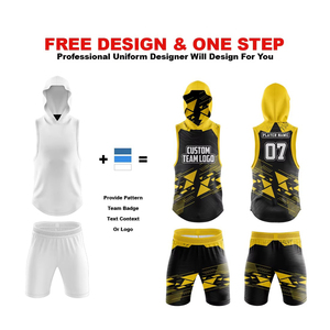 ชุดฟุตบอล 7v7 พิมพ์ลายตามสั่ง พร้อมชื่อและหมายเลข ชุดทีม ปรับแต่งได้ 100% โพลีเอสเตอร์ แขนกุด ไซส์ใหญ่ ระบายอากาศได้ดี - Product Image 6