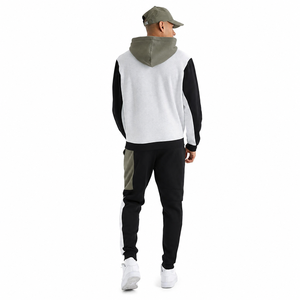 Conjunto Deportivo Casual de Invierno para Hombre, de Color Sólido, de Secado Rápido, Transpirable, Ecológico, 100% Algodón Elástico, para Gimnasio y Actividades al Aire Libre - Product Image 2