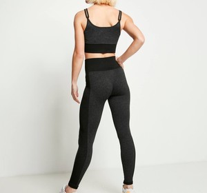 Leggings pour femmes avec logo personnalisé, pantalons d'entraînement respirants, collants de sport, vêtements de performance, fournisseur d'usine - Product Image 2