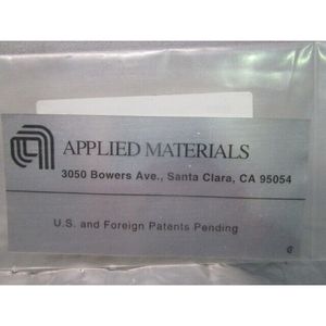 Etiqueta AMAT 0060-09029 ADT Patent Rev A, 101789 - Equipo y Piezas de Semiconductores de Confianza de Marca Global - Product Image 3