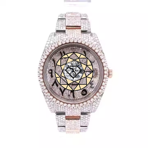นาฬิกาควอตซ์ Citizen รุ่น Hip Hop Iced Luxury หน้าปัดแซฟไฟร์คริสตัล 41 มม. สายสแตนเลสผสม ประดับเพชรธรรมชาติ ให้ลุคเหมือนเพชร - Product Image 1