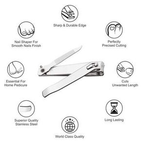 Cortaúñas Profesional de Acero Inoxidable con Cuchilla Curva y Punta Puntiaguda para Uñas Gruesas - Herramienta Duradera de Alta Calidad - Product Image 2