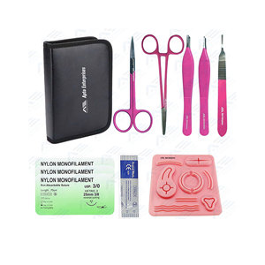 With Tools Wound Closure Training For Vet & Nursing Student <b>Suture</b> Practice Surgical Medical Instruments Medic Instruments Tools - Product Image 1