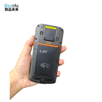   Lecteur de codes-barres RFID portable L2, scanner PDA, collecteur de données, scanner de codes-barres NFC