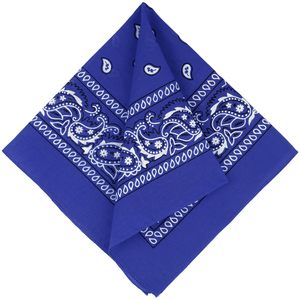 Custom Logo Cotton Paisley Bandana 22x22 Inch Soft Breathable Square <b>Scarf</b> Wholesale OEM ODM Manufacturer Bulk Supply Vendor - Product Image 1