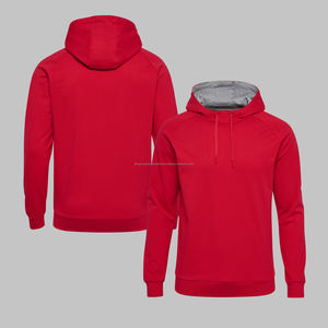 Sweats à capuche de haute qualité Sweatshirts à capuche épais en polaire surdimensionné personnalisés d'usine Sweats à capuche imprimés brodés OEM - Product Image 1