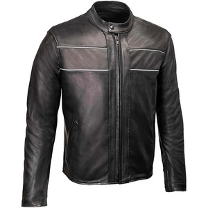 แจ็คเก็ตมอเตอร์ไซค์หนังควาย SAMROZ SPORTS รุ่น Cruiser แบบ unisex สีสันปรับแต่งได้ แขนยาว ระบายอากาศ กันลม สำหรับฤดูหนาว - Product Image 1