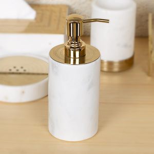 Luxury interior decor decorative <b>bath</b> accessories handcrafted stone artistry premium home decor marble <b>storage</b> container - Product Image 3