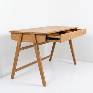 Escritorio Ejecutivo de Teca para Proyectos Hoteleros, Cajones de Madera Maciza, Acabado Natural, Proveedor de Muebles para Resorts y Villas - Product Image 3