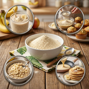 SEED-5 Polvo de Plátano Orgánico Liofilizado 100% Polvo de Fruta Pura |   Calidad Alimentaria, Vida Útil de 24 Meses |   Precio al por Mayor para Suministro a Granel - Product Image 3