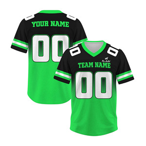 Maillot de rugby respirant en sublimation, personnalisable avec nom et numéro d'équipe, maillot de football américain, uniforme de football américain - Product Image 4