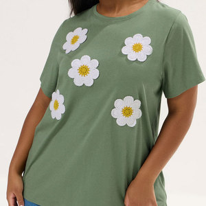 T-shirts de sport décontractés pour femmes, grande taille, respirants, pour le yoga et l'entraînement, 100% coton, ajustés, confortables, soldes d'été - Product Image 4