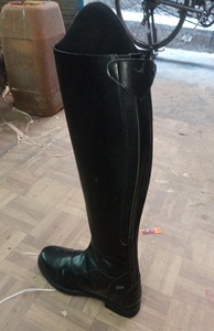 Bottes d'équitation western modernes, légères, en cuir véritable, confortables et durables, avec fermeture éclair YKK et semelle TPR - Product Image 4