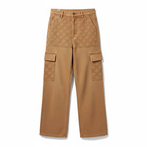 Jeans baggy en denim pour femmes, service OEM avec logo personnalisé, pantalons à coupe décontractée conçus pour le confort et la mode moderne - Product Image 3