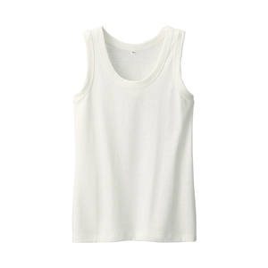 Camisola Interior Transpirable para Mujer al por Mayor con Base Anti-Transparencias, Cuello Redondo, Diseño Liso, Top Casual sin Mangas - Product Image 2