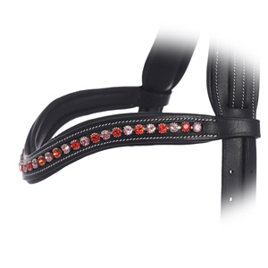 Bande de sourcils bas de qualité supérieure personnalisée pour l'équitation belle conception équipement de sport équestre rembourré doux - Product Image 1