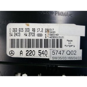 ชุดสายไฟแผงหน้าปัดรถยนต์ S-class มือสอง ของแท้ รหัสอะไหล่ A2205405747 - Product Image 6