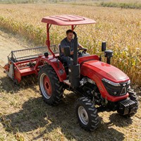 Tracteur agricole 4x4 60 CV avec chargeur frontal, prix compétitif, idéal pour la ferme et le jardin - Vente chaude en Chine
