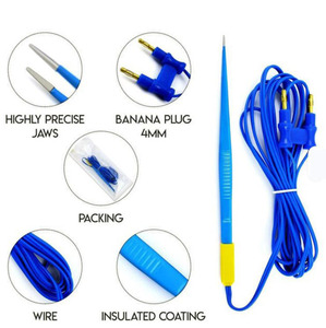 Pinces Adson bipolaires en acier inoxydable, type câble, classe I, outils manuels certifiés CE - Product Image 5