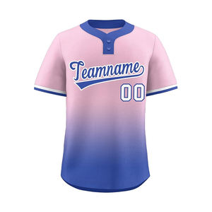 Uniforme Deportivo de Béisbol Personalizado de Alta Calidad, Transpirable, de Malla de Poliéster, con Serigrafía, para Hombre y Mujer - Product Image 4
