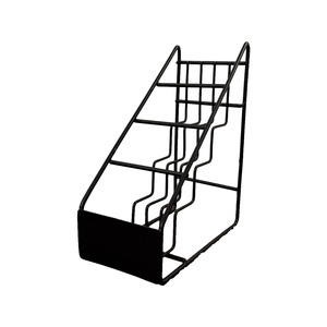 3 Tier Standing Type Modern Wire Black Iron Metal Countertop Non-folding Wine Water Bottle <b>Storage</b> <b>Rack</b> Handmade <b>Kitchen</b> Bar - Product Image 1