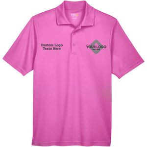 Logo brodé personnalisé pour hommes Core365 pour polos Performance Origin Chemises en piqué - Product Image 3
