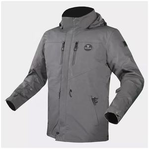 Veste de moto pour homme en textile approuvé CE imperméable avec panneaux en maille respirante Veste de moto pour homme en textile approuvé CE - Product Image 1