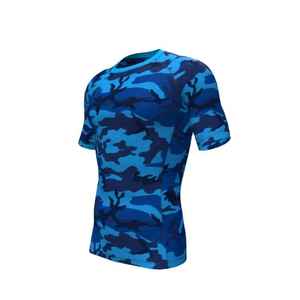 Camisetas de Compresión Deportivas de Manga Corta con Cuello Redondo para Adultos, Sublimadas, Unisex, Antibacterianas, de Secado Rápido, para MMA - Product Image 4