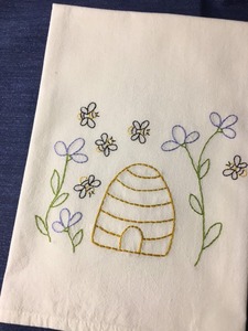 Paños de Cocina Reutilizables Nature4u 100% Algodón, Diseño Bordado de Flores Silvestres, Ecológicos, de Secado Rápido, para Bodas - Product Image 5