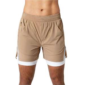 Premium Quality Men's Summer Casual Beach Shorts 80% Cotton Breathable Elastic Waist <b>Mid</b> Loose Drawstring Front Printed Hot - Product Image 1