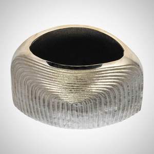 Jarrón de Metal Hecho a Mano de Estilo Antiguo al por Mayor, Acabado Pulido Plateado de Primera Calidad, como Florero para Sala de Estar a Bajo Precio - Product Image 4