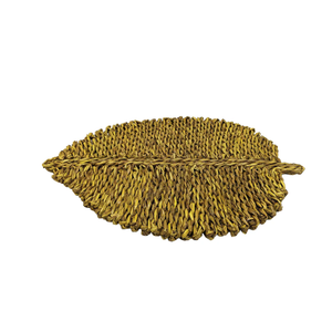 Natural Beauty Seagrass Table Mats Round Woven Straw <b>Placemats</b> Natural Wicker Chargers for Aesthetic Tabletop - Product Image 1
