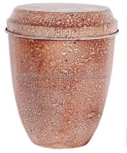 Urne de crémation en aluminium de meilleure qualité pour adultes Gravure à la main Conception de fleurs Cendres humaines Urnes de crémation pour adultes - Product Image 5