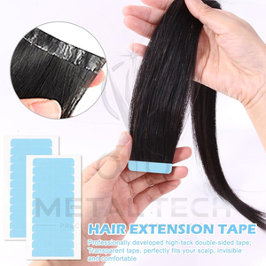 Pince à presser professionnelle en acier inoxydable pour extensions de cheveux, avec coussinet en silicone, pour extensions à bandes adhésives - Product Image 6
